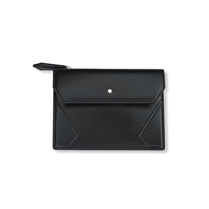 PORTA CARTE CREDITO CON ZIP NERO - MONTBLANC