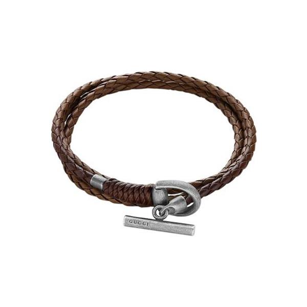 HORSEBIT MULTI STRAP ARG7CUOIO - GUCCI SILVER JEWELRY