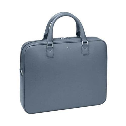 BORSA PORTADOCUMENTI SOTTILE MONTBLANC SARTORIAL BLUE DENIM - MONTBLANC