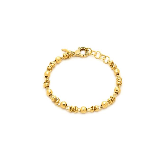 BRACCIALE JOY SFERE DORATO CM 21 - RASPINI