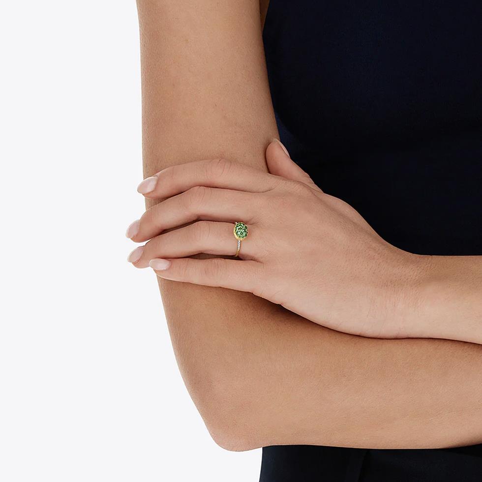 ANELLO CON DIAMANTI E TSAVORITE - NANIS