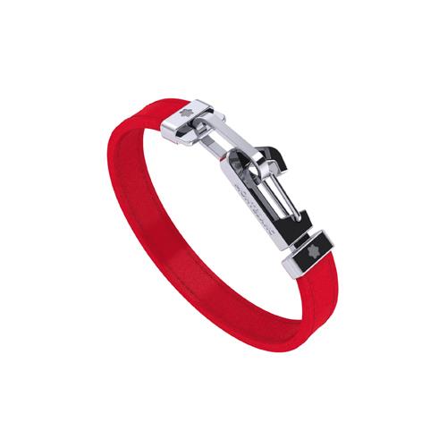 MENS RED LEATHER 63 BRACELET - MONTBLANC