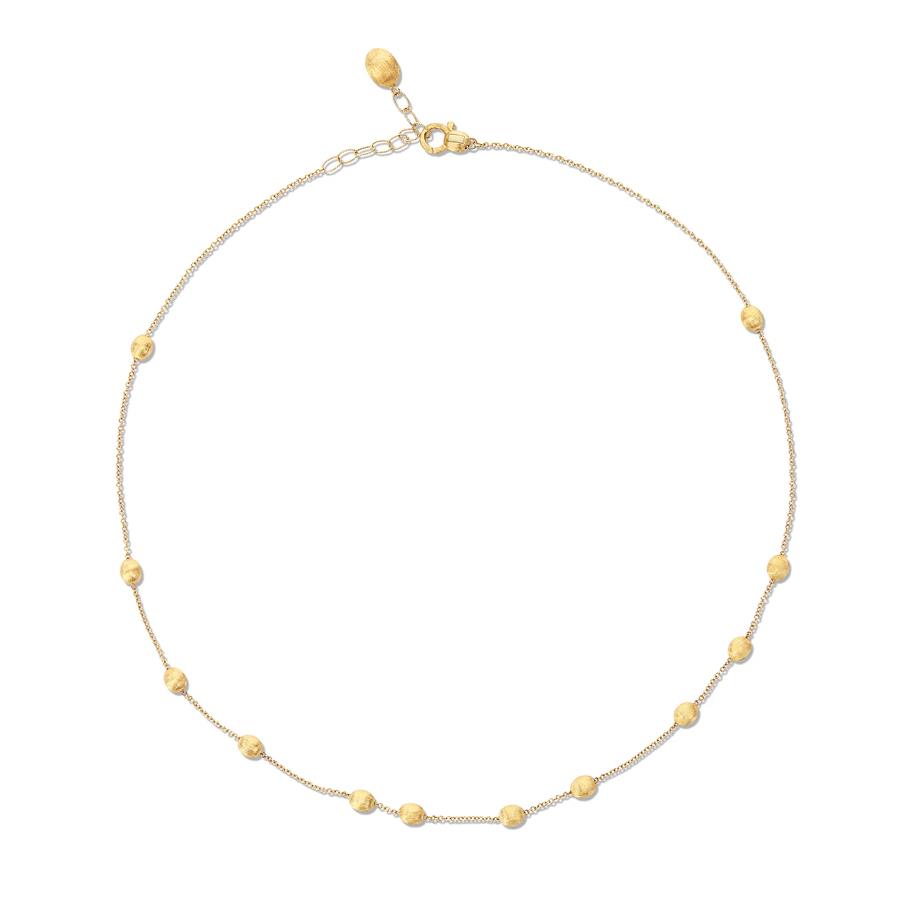 COLLANA GIROCOLLO "SOFFIO" CON BOULES IN ORO - CM 42 - NANIS