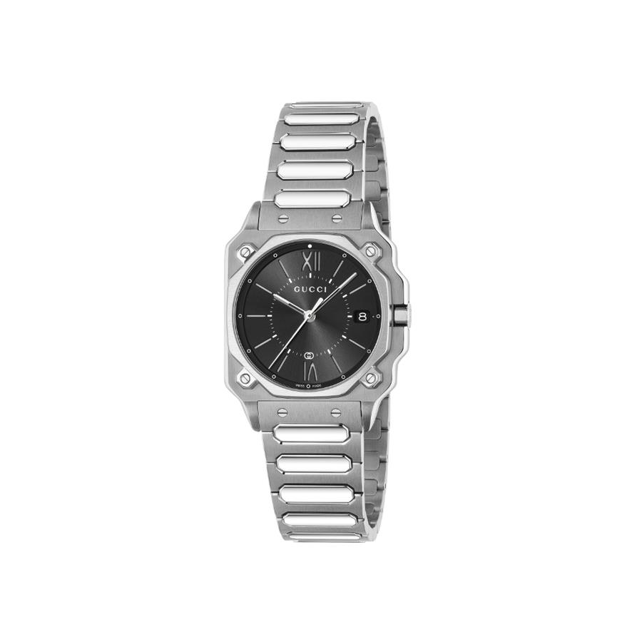 G-FLAT 30 MM QUAD. NERO - GUCCI TIMEPIECES