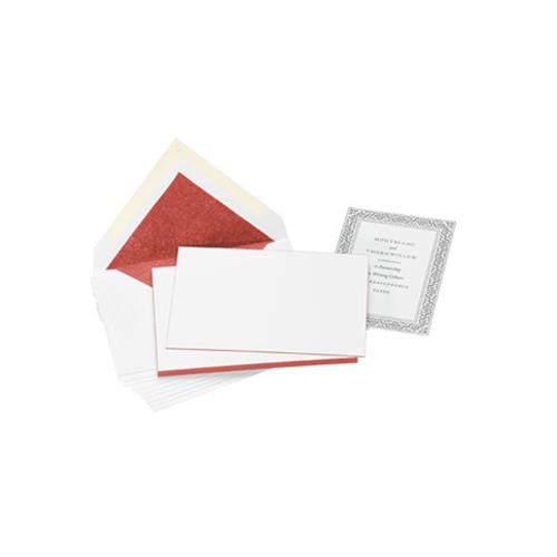 10 CARDS + ENVELOPES TOFFEE BROWN - MONTBLANC