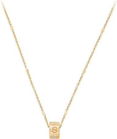 COLLANA ICON FIORI SMALTATI ORO GIALLO 44 CM - GUCCI FINE JEWELRY
