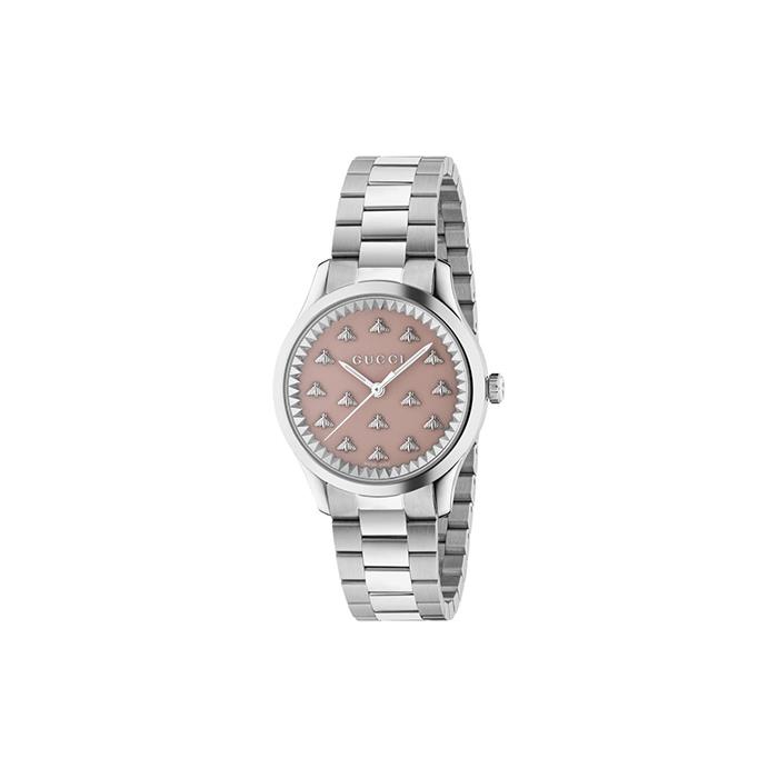G-TIMELESS MULTIBEE - 32 MM ACC/ACC QUADRANTE ROSA ACQUERELLO - GUCCI TIMEPIECES