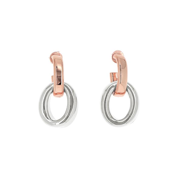 ORECCHINI DOPPI OV PICCOLI 7X4 - PESAVENTO