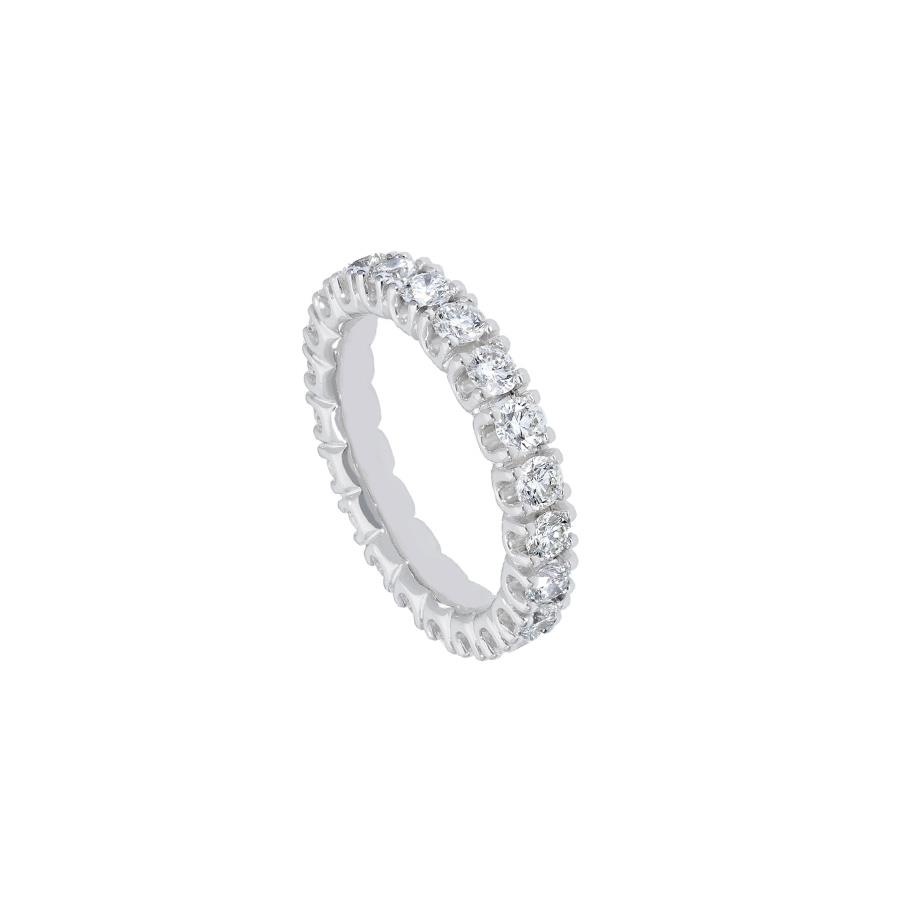 VERETTA ETERNITY CONFORT -GRIFFE - ORO BIANCO KT 2.07 (0.10) - MIS 12 - CEDRO