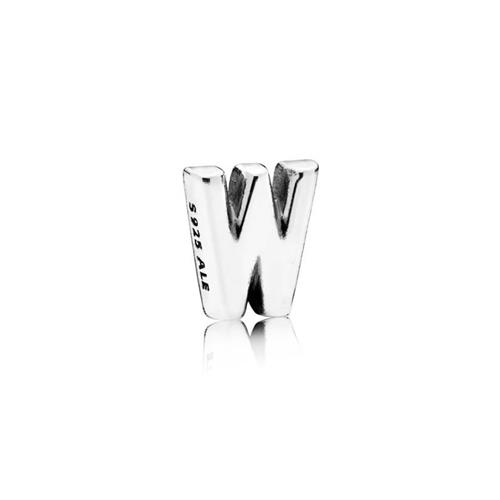 LETTER W SILVER PETITE ELEMENT - PANDORA