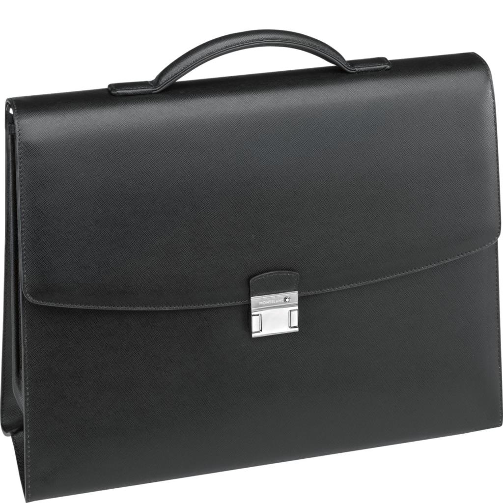 PORTADOCUMENTI SARTORIAL 2 SOFFIETTI NERA - MONTBLANC