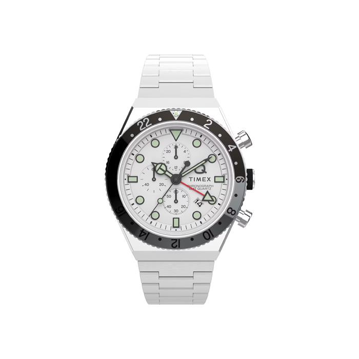 Q GMT CRONO 40 MM WHT - TIMEX