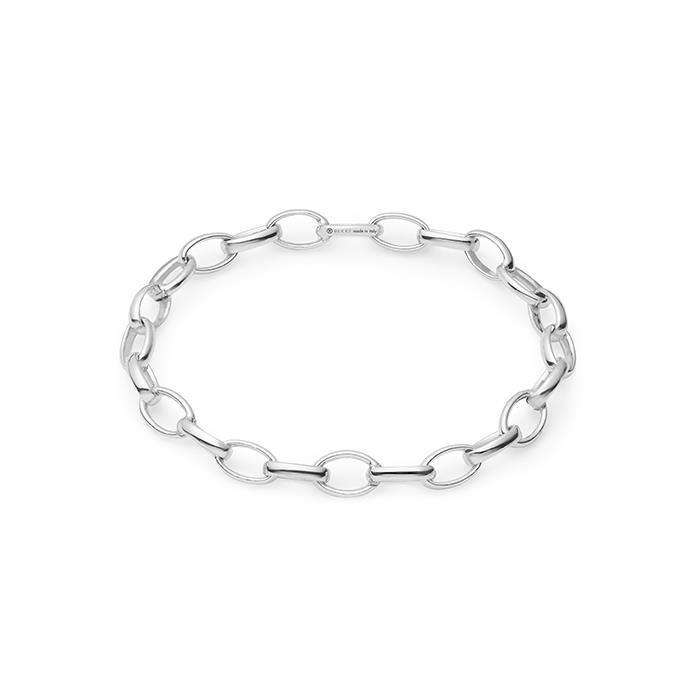 CHARM BRACELET RHODIUM PIATED SILVER - GUCCI SILVER JEWELRY