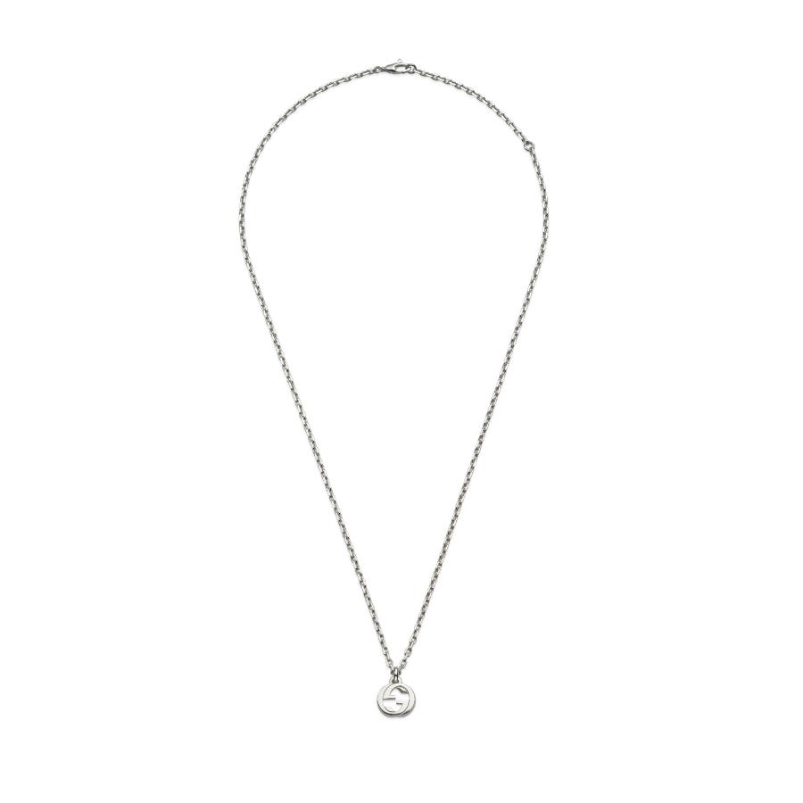 COLLANA INTERLOCKING G 45/50 CM - GUCCI SILVER JEWELRY