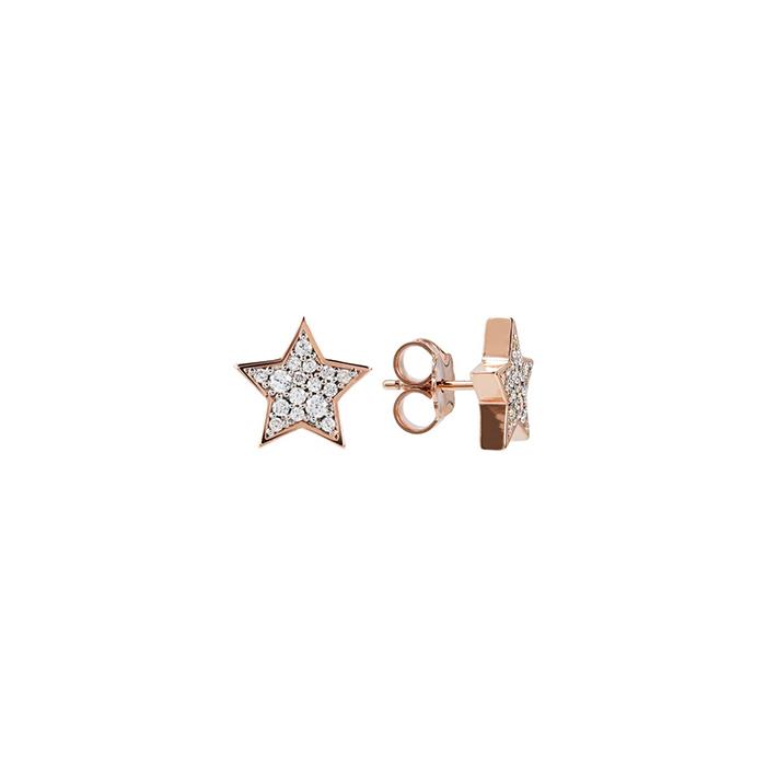 ORECCHINI STELLA ROSE GOLD CON ZIRCONIA - BRONZALLURE
