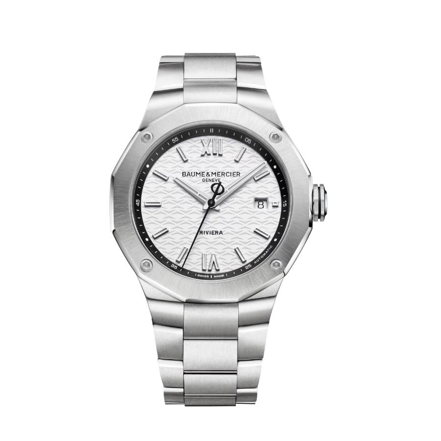 RIVIERA AUTOMATIC 42 MM QUADRANTE BIANCO - BAUME & MERCIER