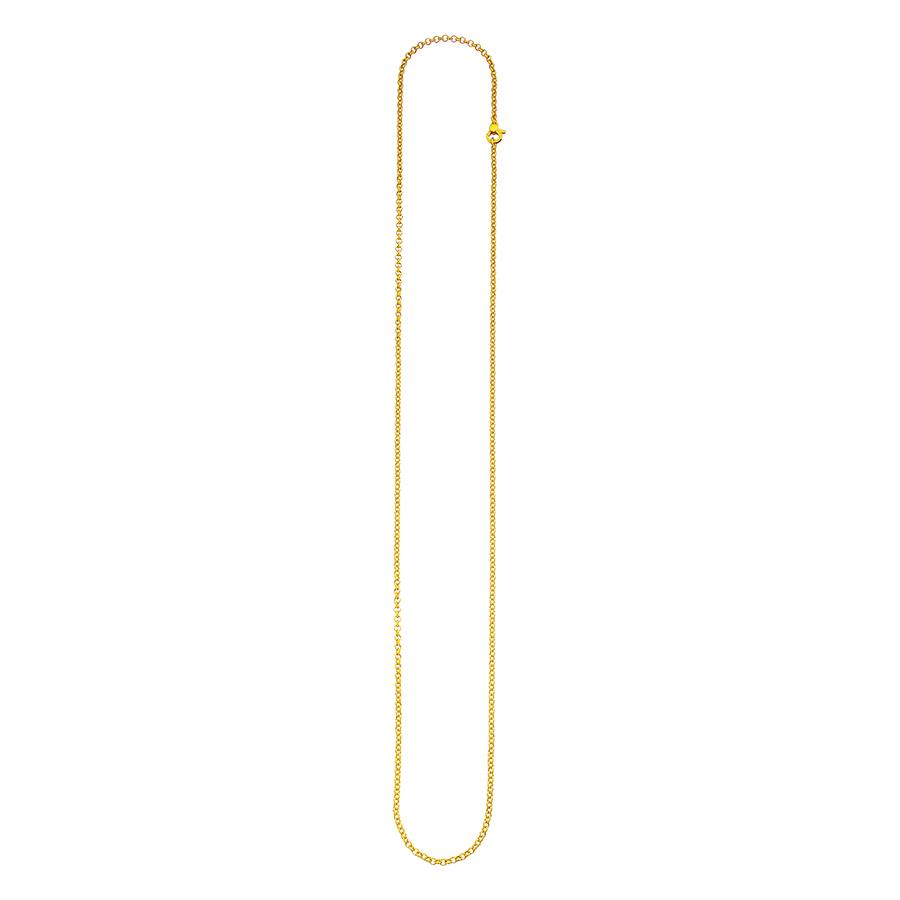 COLLANA MINI ROLÒ DORATA CM 45 - RASPINI