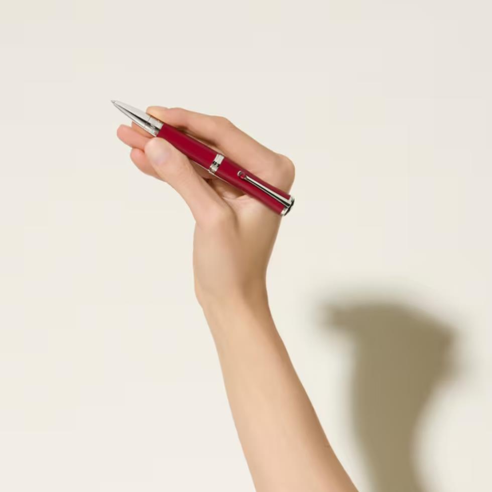 MONTBLANC MUSES MARIA CALLAS SPECIAL EDITION RUBY-COLOURED BALLPOINT PEN - MONTBLANC