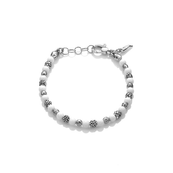 BRACCIALE RIO AGATA BIANCA CM 19 - RASPINI
