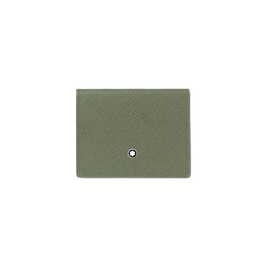 PORTACARTE TRIO 4 SCOMPARTI SARTORIA - COLORE VERDE CLAY - MONTBLANC