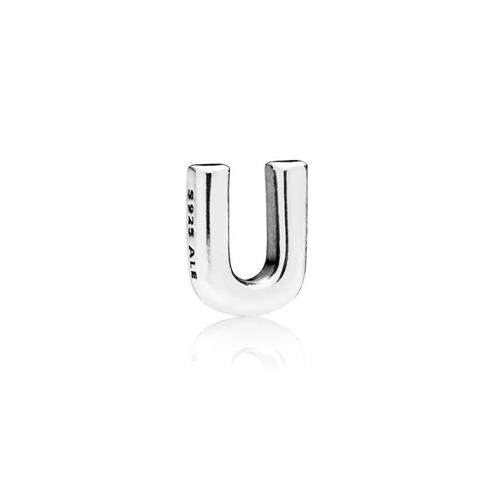 LETTER U SILVER PETITE ELEMENT - PANDORA