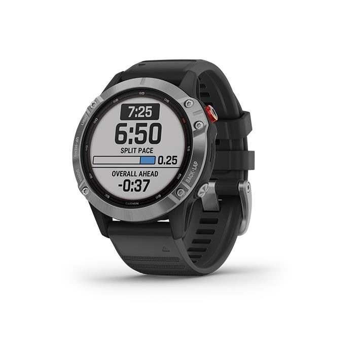 FENIX&reg; 6 - SOLAR EDITION, SILVER W/BLACK - GARMIN