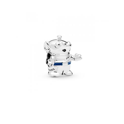 DISNEY ALIENS SILVER CHARM WITH BLUE ENAMEL - PANDORA