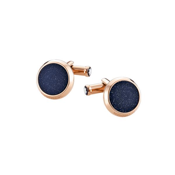 POLSINI ROS&Egrave; CON SMALTO BLUE - MONTBLANC