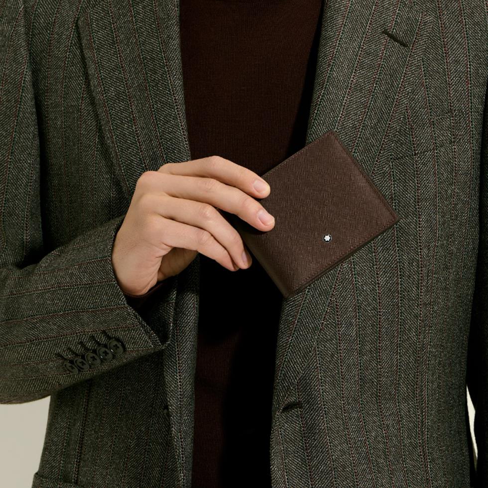PORTAFOGLIO 8 TASCHE IN PELLE SARTORIAL - COLORE EBONY - MONTBLANC