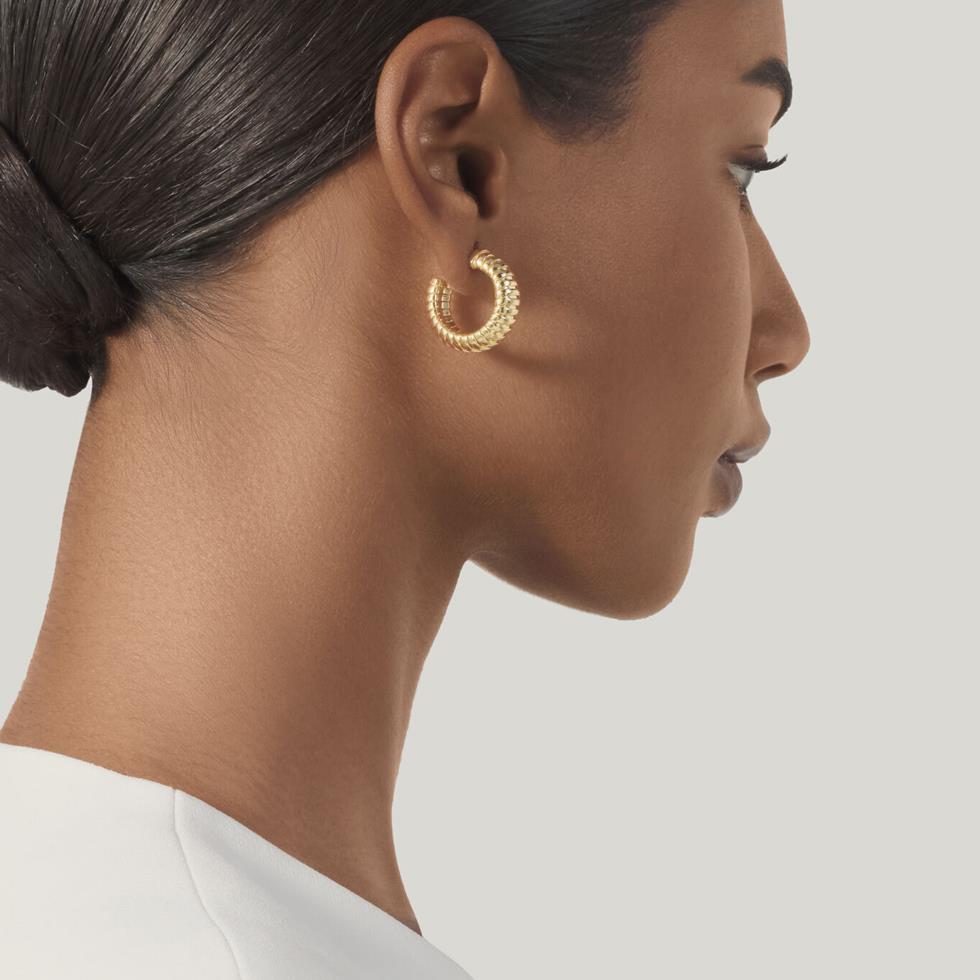 ORECCHINI TUBOGAS DORATI - RASPINI