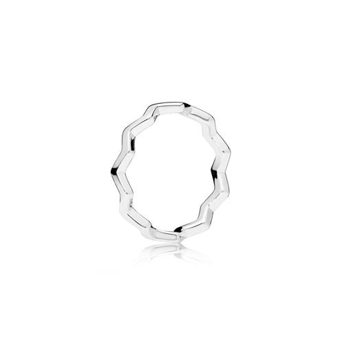 ZIGZAG SILVER RING - PANDORA