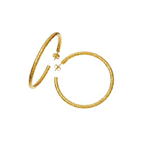 ORECCHINI SUPER BOWL LIGHT GRANDI DORATI - RASPINI