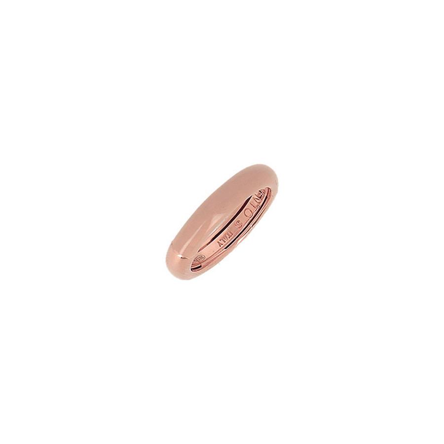 ANELLO "BRIO" ROSA LUCIDO SMALTO ROSA MOUSSE CHIARO - PESAVENTO
