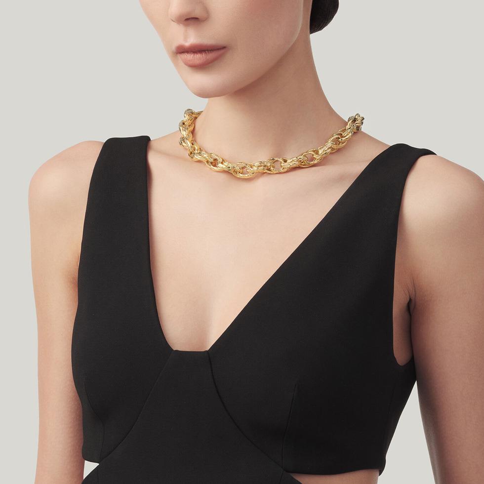 COLLANA SOFIA DORATA CM 48 - RASPINI