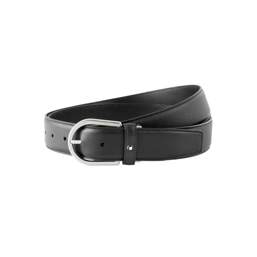 CINTURA GRIGIA ELEGANTE CUT-TO-SIZE - MONTBLANC
