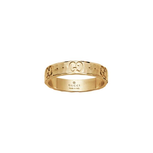 ANELLO ICON MARTELLATO ORO GIALLO MIS 15 - GUCCI FINE JEWELRY