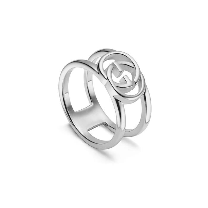 ANELLO INTERLOCKING G 9 MM - MIS 20 - GUCCI SILVER JEWELRY
