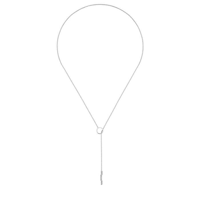 COLLANA LINK TO LOVE ORO BIANCO DIAMANTI KT 0.14 - GUCCI FINE JEWELRY