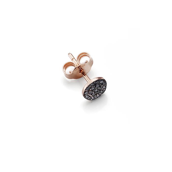 ORECCHINO SMALL BLACK DIAMONDS 0.10 - BURATO