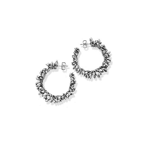 ORECCHINI CERCHIO BERRIES - RASPINI