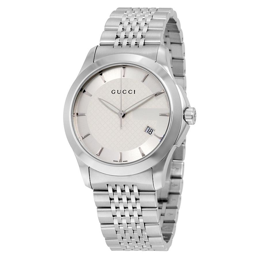 G-TIMELESS MD SILVER/STEEL/BRAC - GUCCI TIMEPIECES