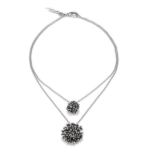 COLLANA BERRIES DOUBLE  CM 42 - RASPINI