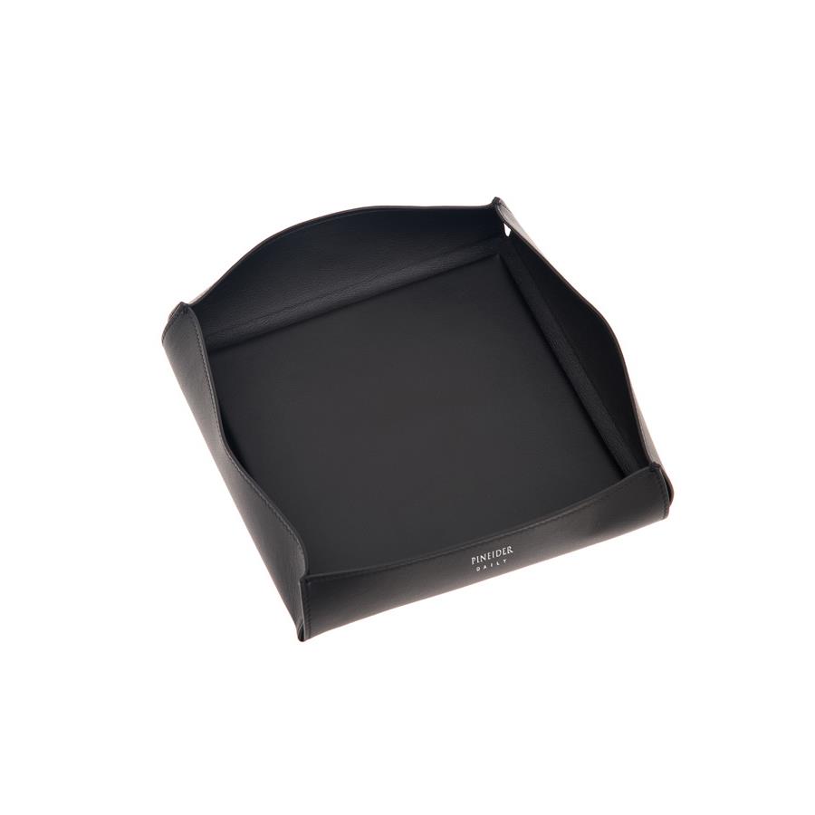 DAILY 23 VALET TRAY LARGE SMOO COLORE NERO - PINEIDER 1774