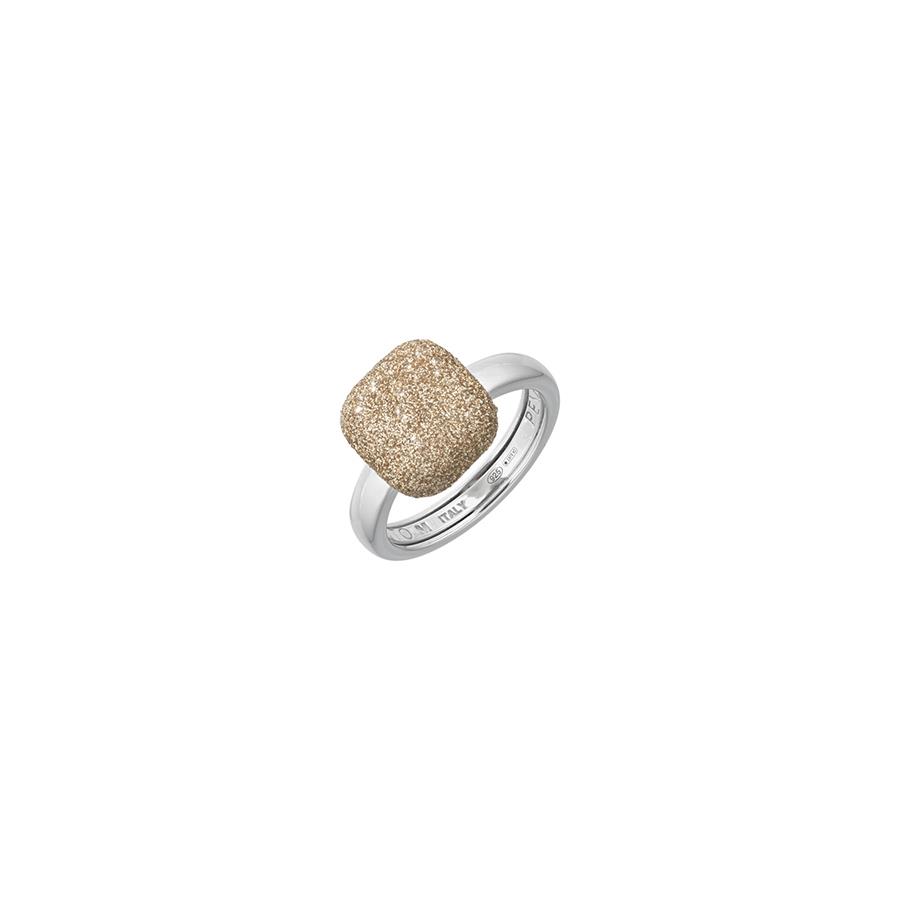 ANELLO RODIO LUCIDO PSC GIALLO NARD&Ograve; - PESAVENTO