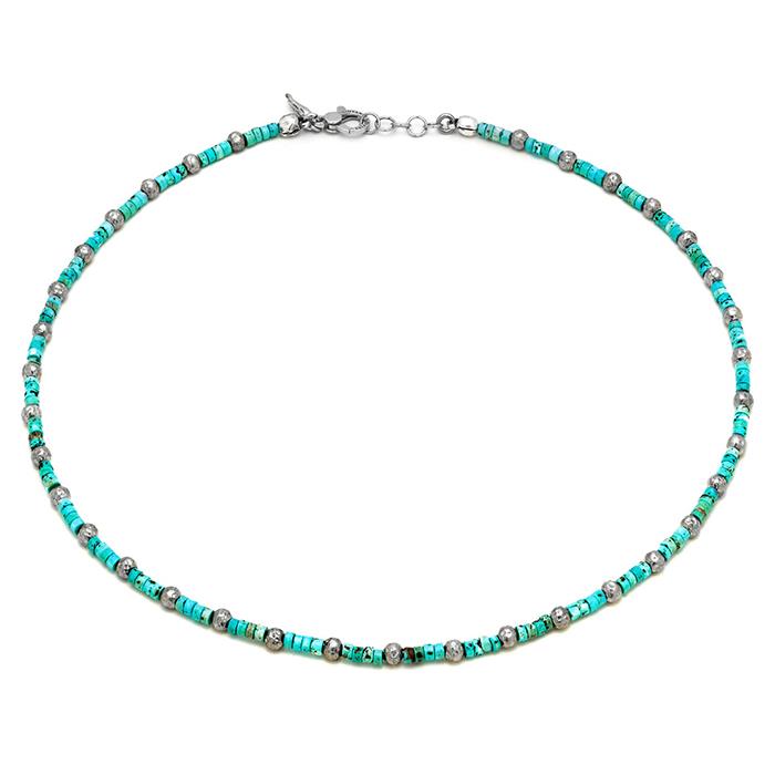 COLLANA TANGO HOWLITE CM 50 - RASPINI