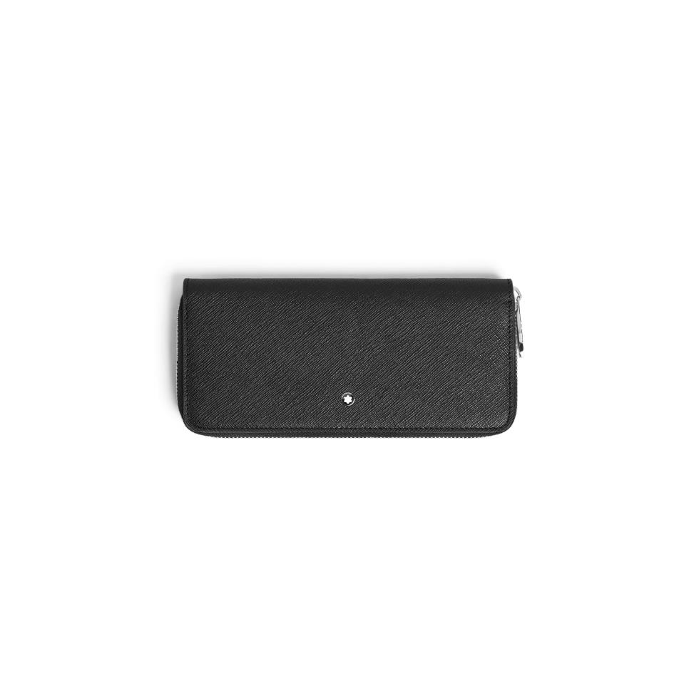 WALLET 8CC WITH ZIP IN SARTORIAL LEATHER - MONTBLANC