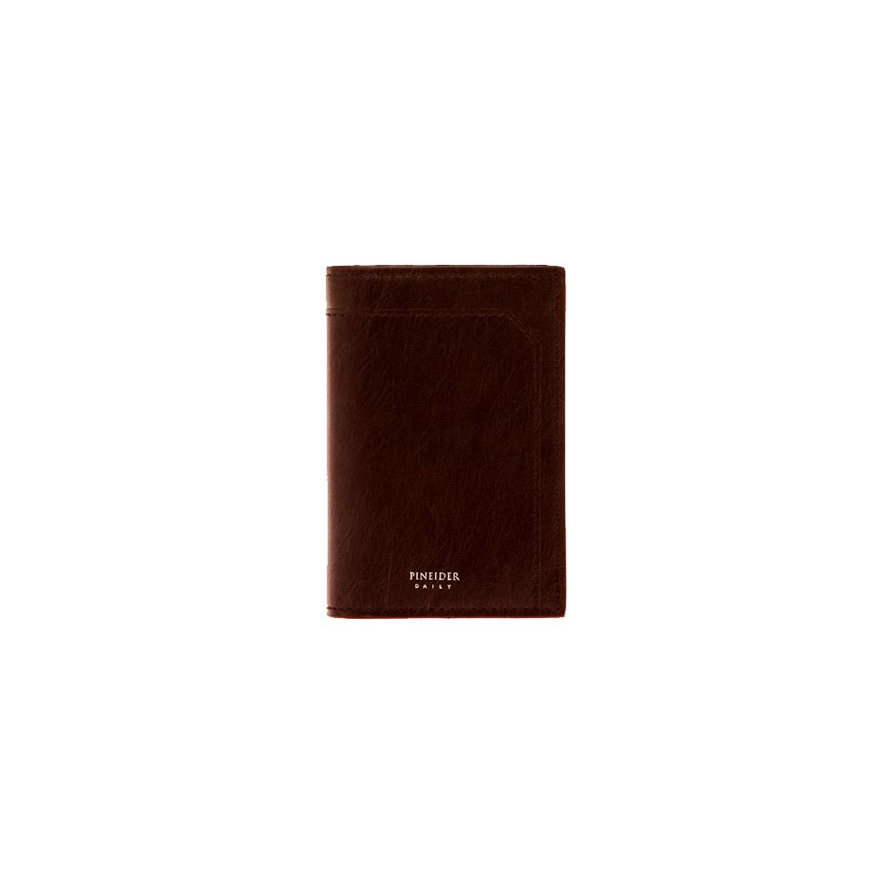 DAILY 23 VERTICAL WALLET ZIP G COLORE TESTA DI MORO - PINEIDER 1774