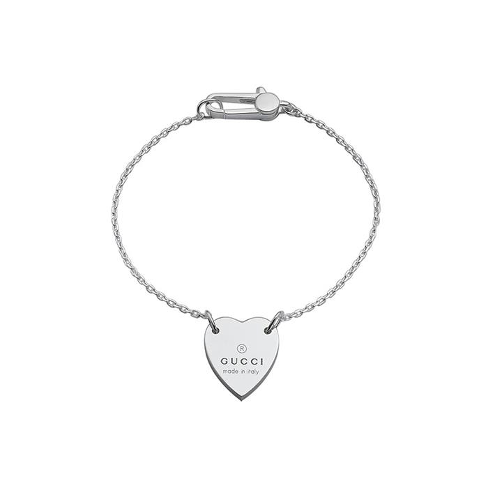 BRACCIALE TRADEMARK IN ARGENTO - GUCCI SILVER JEWELRY
