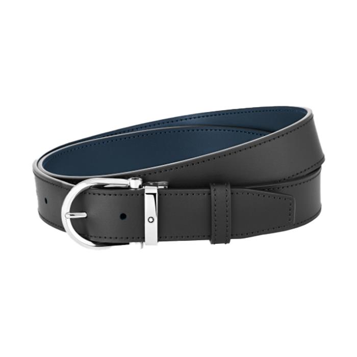 CINTURA 35 MM REVERSIBILE NERO BLU - MONTBLANC