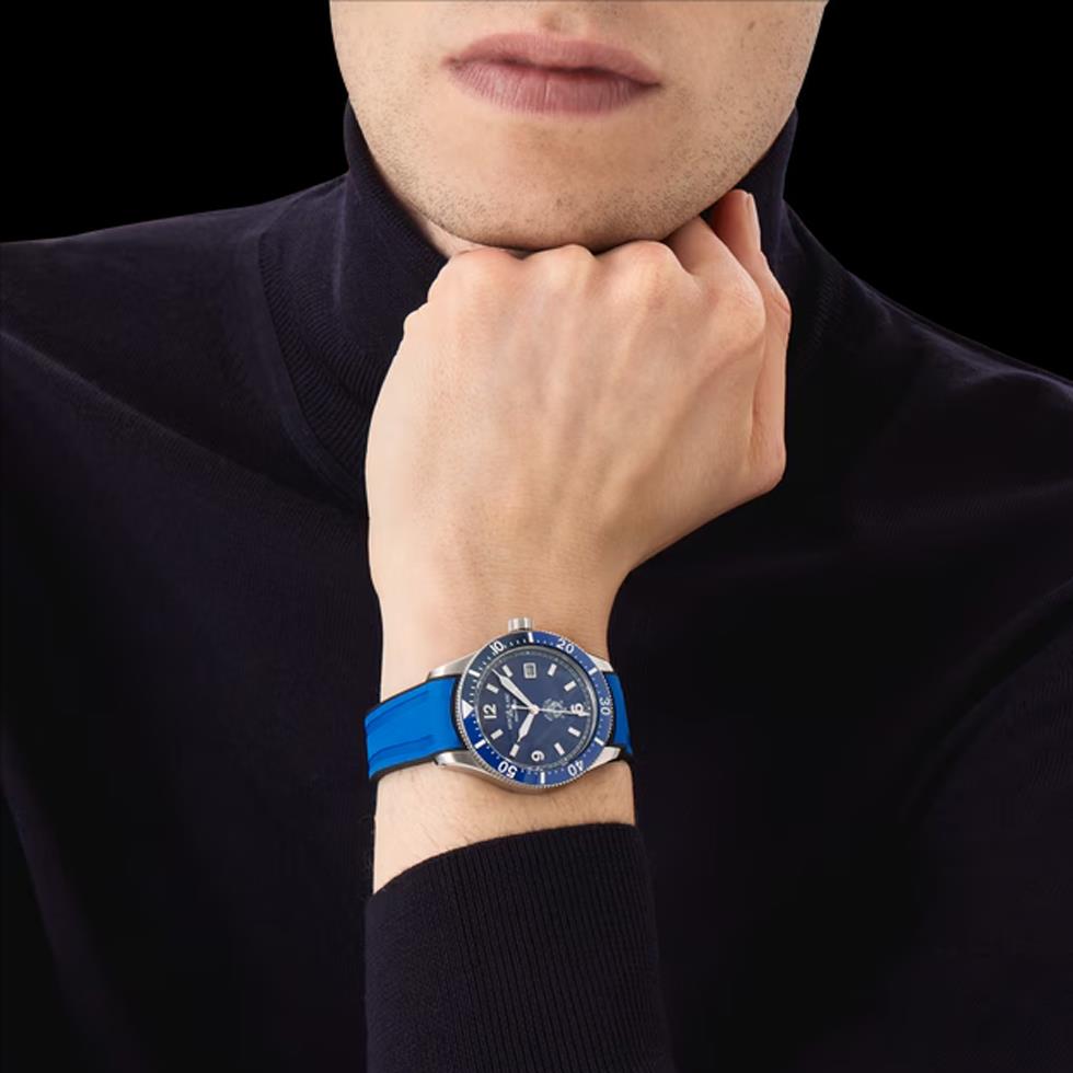 MONTBLANC  ICE SEA AUTOMATIC DATE CINTURINO CAUCI&Ugrave; - MONTBLANC